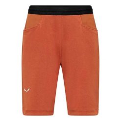 Szorty z konopi Salewa Agner. Brązowe szorty męskie Salewa, m, bez wzorów, klasyczne. Za 353.00 zł.