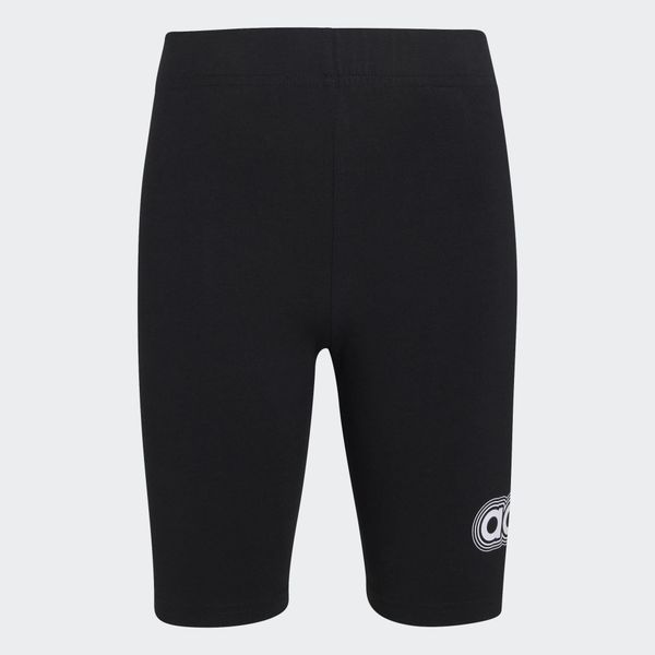 Legginsy dziecięce ADIDAS krótkie. Brązowe legginsy dla dziewczynek Adidas, bez wzorów, z bawełny, krótkie. Za 69.99 zł.