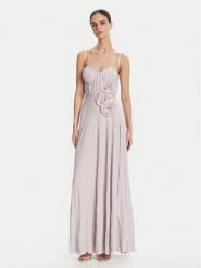 Elisabetta Franchi Sukienka wieczorowa ABR2252E2 544 Fioletowy Regular Fit. Fioletowe sukienki damskie Elisabetta Franchi, bez wzorów, z syntetyku, wizytowe, bez kołnierzyka, bez ramiączek. Za 1,699.00 zł.