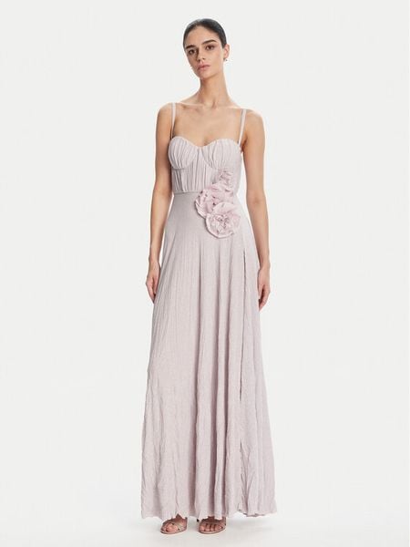 Elisabetta Franchi Sukienka wieczorowa ABR2252E2 544 Fioletowy Regular Fit. Fioletowe sukienki damskie Elisabetta Franchi, bez wzorów, z syntetyku, wizytowe, bez kołnierzyka, bez ramiączek. Za 1,699.00 zł.