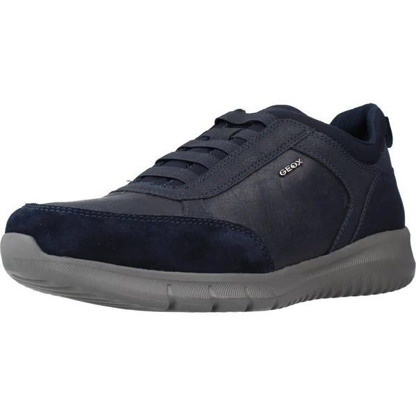 Buty GEOX U MONREALE Niebieski. Niebieskie trekkingi męskie Geox, na fitness i siłownię. Za 241.99 zł.