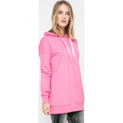 Vero Moda - Bluza. Różowe bluzy damskie Vero Moda, z bawełny. W wyprzedaży za 79.90 zł.