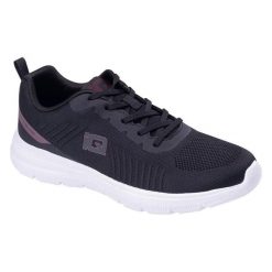 Trampki Męskie Sportowe Alys. Czarne trampki męskie IQ, bez wzorów, sportowe, bez zapięcia. Za 156.99 zł.