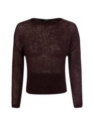 Someday bluzka z dzianiny z domieszką wełny i moheru Kobiety lila, 38. Bluzki damskie someday., bez wzorów, z dzianiny, bez kołnierzyka, bez ramiączek. Za 449.95 zł.
