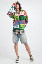 Spodenki męskie jeansowe KENZO. Szorty męskie Kenzo, m, bez wzorów, z jeansu. W wyprzedaży za 1,351.35 zł.
