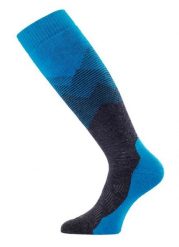 Skarpety narciarskie uniseks Lasting FWM 585 Merino 85%. Niebieskie skarpety damskie LASTING, bez wzorów, z dzianiny. Za 139.90 zł.