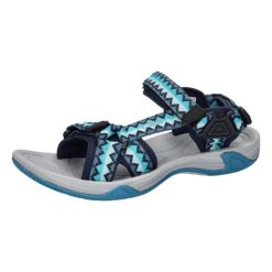 Sandały turystyczne damskie CMP Hamal. Niebieskie obuwie sportowe damskie CMP, bez wzorów, trekkingowe. Za 139.00 zł.