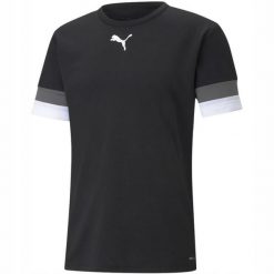 Męska Koszulka TeamRise. Czarne koszulki sportowe męskie Puma, m, bez wzorów, bez kołnierzyka, bez ramiączek, trekkingowe. Za 114.99 zł.