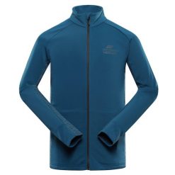 Męska bluza turystyczna Alpine Pro Goll 2 szybkoschnąca. Niebieskie bluzy męskie Alpine Pro, m, bez wzorów, bez kaptura. W wyprzedaży za 199.00 zł.