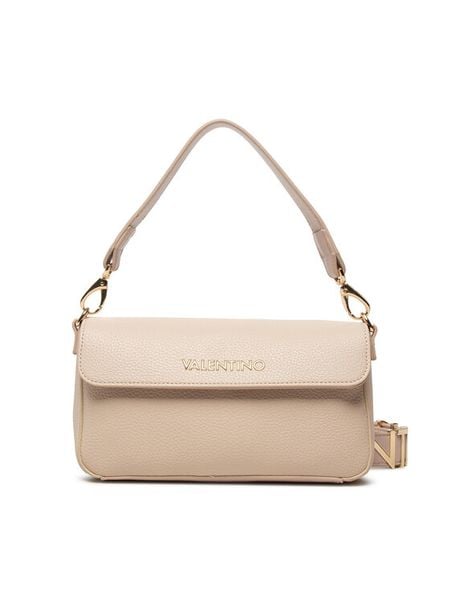 Valentino Torebka Alexia VBS5A804 Beżowy. Brązowe torebki do ręki damskie Valentino, bez wzorów, ze skóry, bez dodatków. Za 392.99 zł.