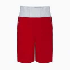 Spodenki bokserskie męskie Nike Boxing. Czerwone krótkie spodenki sportowe męskie Nike, m, bez wzorów. Za 169.99 zł.