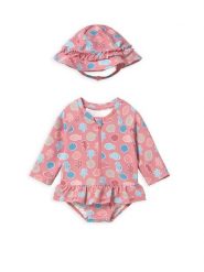 Mayoral Strój kąpielowy 1634 Pomarańczowy. Brązowe stroje kąpielowe dla dziewczynek Mayoral, bez wzorów, z syntetyku. Za 129.99 zł.