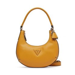 Torebka Guess. Żółte torebki do ręki damskie Guess, z aplikacjami, klasyczne, bez dodatków. Za 399.99 zł.