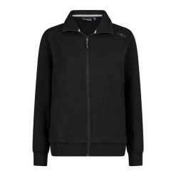 Damska bluza zapinana na zamek CMP. Czarne bluzy damskie CMP, bez wzorów, bez kaptura. Za 257.50 zł.