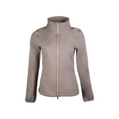 Damska kurtka jeździecka softshell HKM Lily. Brązowe kurtki damskie HKM, s, bez wzorów, z softshellu, bez kaptura. Za 212.00 zł.
