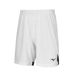 Szorty Mizuno training. Białe krótkie spodenki sportowe męskie Mizuno, s, bez wzorów, z materiału, na fitness i siłownię. Za 29.99 zł.