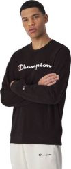 Bluza męska Champion Crewneck Sweatshirt czarna 220727 KK001 M. Czarne bluzy męskie Champion, m, bez wzorów, bez kaptura. Za 346.44 zł.