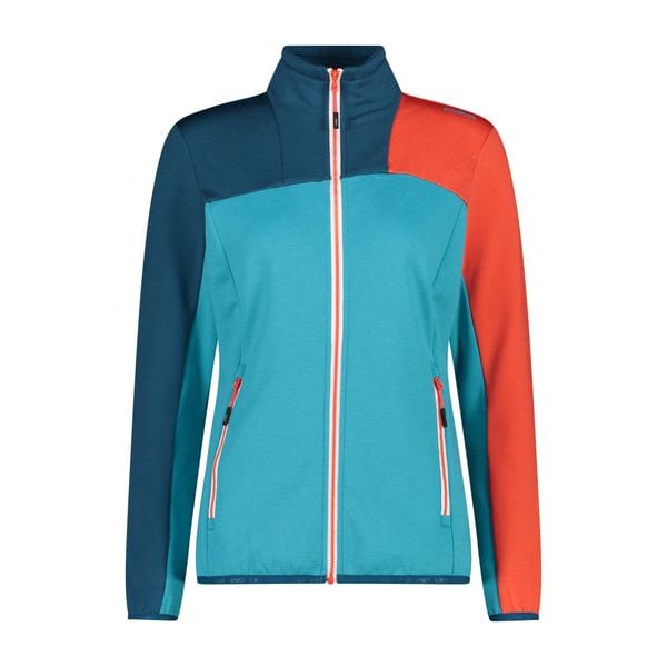 Bluza damska turystyczna CMP 32G4266. Czerwone bluzy damskie CMP, xl, bez wzorów, z materiału, z kapturem, trekkingowe. Za 319.15 zł.