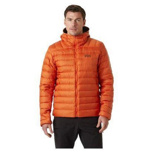 Kurtka z kapturem Helly Hansen Verglas Down 2.0. Brązowe kurtki męskie Helly Hansen, bez wzorów, trekkingowe. Za 954.99 zł.