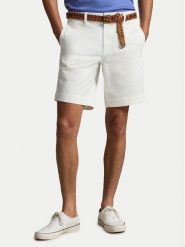 Polo Ralph Lauren Szorty materiałowe 710799213022 Biały Regular Fit. Białe szorty męskie Polo Ralph Lauren, m, bez wzorów, z bawełny. Za 649.99 zł.
