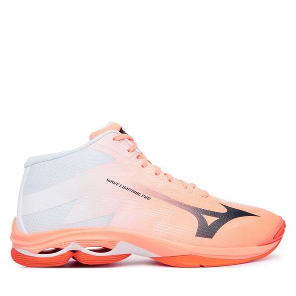 Buty halowe Mizuno. Pomarańczowe buty sportowe męskie Mizuno, bez zapięcia, mizuno wave. Za 559.99 zł.