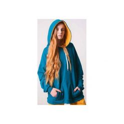 Bluza damska Zieleń morska+ kaptur musztardowy. Bluzy damskie marki 3 for u. Za 199.00 zł.