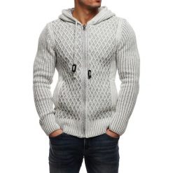 Męska bluza MARKOS GREY. Szare bluzy męskie Męska bluza MARKOS GREY, l, bez wzorów, bez kaptura. W wyprzedaży za 69.00 zł.