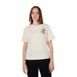 Koszulka damska Rossignol Waterfall Relax. Białe t-shirty damskie Rossignol, bez wzorów, bez kołnierzyka. Za 266.00 zł.