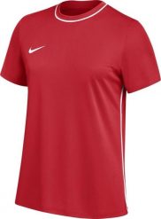 Koszulka damska Nike Dri-Fit Park 26 czerwona HM7160 657 S. Czerwone t-shirty damskie Nike, s, bez wzorów, bez kołnierzyka. Za 63.71 zł.