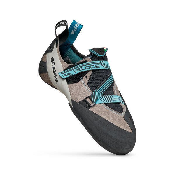 Buty wspinaczkowe damskie Scarpa Veloce Woman. Szare obuwie sportowe damskie Scarpa, bez wzorów, wspinaczkowe. Za 399.99 zł.