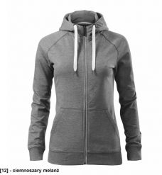MALFINI - ADLER - Bluza damska, 320 g/m ciemnoszary melanż S. Szare bluzy damskie Malfini, m, bez wzorów, bez kaptura. Za 113.23 zł.