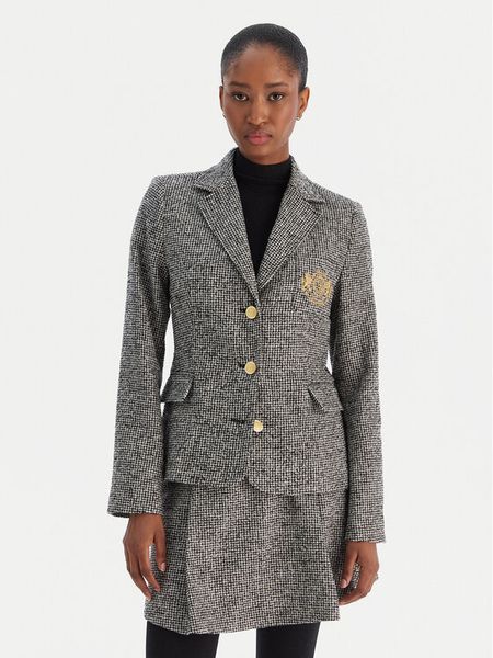 Tommy Hilfiger Marynarka WW0WW48786 Szary Slim Fit. Szare żakiety damskie Tommy Hilfiger, bez wzorów, z wełny. Za 1,499.00 zł.