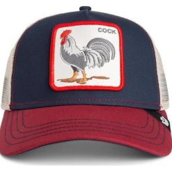 Czapka Goorin Bros The Cock Niebieska. Czarne czapki i kapelusze męskie Goorin Bros, bez wzorów, sportowe. Za 190.35 zł.