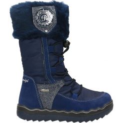 Kozaki Primigi. Niebieskie buty zimowe dziewczęce Gino Rossi. W wyprzedaży za 269.90 zł.