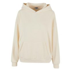 Damska bluza oversize z kapturem Urban Classics Light Terry. Białe bluzy damskie Urban Classics, bez wzorów, z kapturem. Za 134.00 zł.