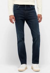 Męskie Spodnie Jeansowe Mustang Style Tramper Straight Denim Blue 1015878 5000 803. Niebieskie spodnie materiałowe męskie Mustang, l, bez wzorów, z denimu. Za 219.99 zł.