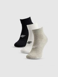 4F Skarpetki krótkie (3-pack) damskie - multikolor 39-42. Skarpety damskie 4f, bez wzorów, z bawełny. Za 54.99 zł.