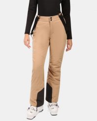 Spodnie narciarskie damskie Kilpi ELARE-W. Brązowe spodnie snowboardowe damskie Kilpi, na zimę, m, bez wzorów, z materiału, narciarskie. Za 389.99 zł.