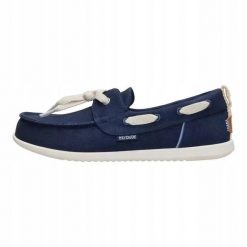 HEYDUDE Damskie Mokasyny Harbor Breeze Lo. Białe mokasyny damskie Hey dude, z materiału. Za 329.00 zł.