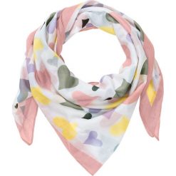 Chusta trójkątna w serca bonprix kremowo-kolorowy. Szaliki i chusty damskie marki WED'ZE. Za 37.99 zł.