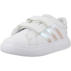 Buty ADIDAS GRAND COURT 3.0 Biały. Białe obuwie sportowe damskie Adidas, bez wzorów, z syntetyku, na fitness i siłownię. Za 162.25 zł.