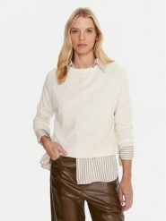 Marella Sweter Tesa 2523366171 Biały Relaxed Fit. Białe swetry damskie Marella, xl, bez wzorów, z kaszmiru, bez kołnierzyka, bez ramiączek, bez kaptura. Za 1,339.00 zł.