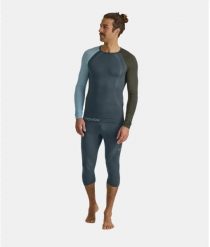 Bielizna termoaktywna Ortovox 120 Comp Light Long Sleeve - dark arctic grey. Szara bielizna termoaktywna damska NoName, bez wzorów, bez ramiączek. Za 486.58 zł.
