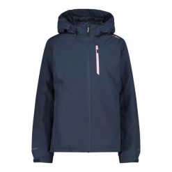 Damska kurtka wodoodporna CMP. Czerwone kurtki damskie CMP, m, bez wzorów, z kapturem. Za 368.00 zł.