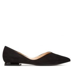 Baleriny HÖGL. Czarne baleriny damskie HÖGL, bez wzorów, bez obcasa. Za 449.99 zł.