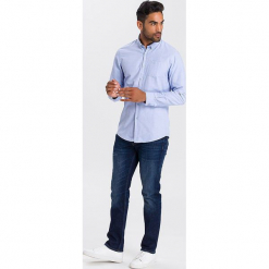 Dżinsy "Dylan" - Regular fit - w kolorze granatowym. Niebieskie jeansy męskie Cross Jeans. W wyprzedaży za 136.95 zł.