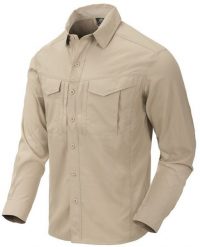 Helikon-Tex Koszula DEFENDER Mk2 Tropical® - Silver Mink. Szare koszule męskie HELIKON-TEX, m, bez wzorów, bez kołnierzyka, bez ramiączek. Za 169.08 zł.