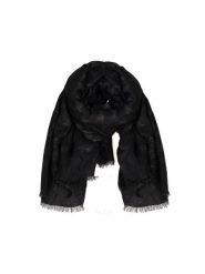 Patrizia Pepe Szal | 2V9600/A2RX | Kobieta | Czarny. Czarne szaliki i chusty damskie Patrizia Pepe, bez wzorów, z materiału, eleganckie. W wyprzedaży za 199.00 zł.