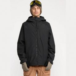 Kurtka Volcom 2836 Ins Jkt Czarna. Czarne kurtki męskie Volcom, bez wzorów, bez kaptura. Za 845.96 zł.