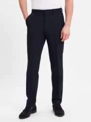 BOSS spodnie od garnituru modułowego Mężczyźni Regular Fit Sztuczne włókno niebieski, 56. Niebieskie eleganckie spodnie męskie Boss, m, bez wzorów, z włókna. Za 699.95 zł.